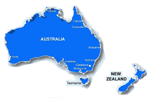 Вторая экспедиция Кука - Тасмания, Новая Зеландия, Австралия