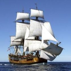 Барк  "Индевор" Джеймса Кука - современная копия